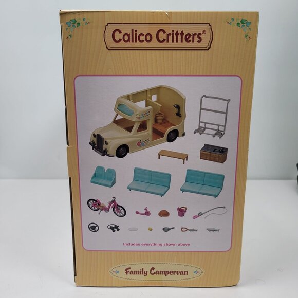 Calico Critters Family Campervan Playset With Accessories NIB - Picture 4 of 6